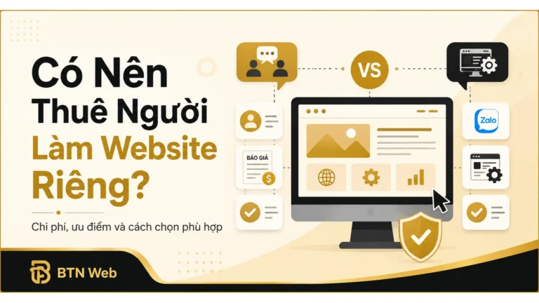 Có nên thuê người làm website riêng không