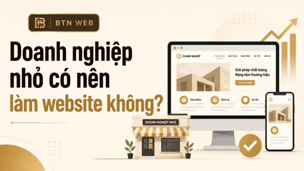 Doanh nghiệp nhỏ có nên làm website không