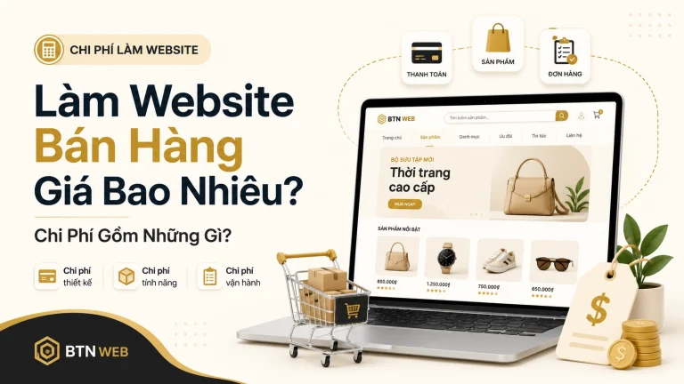 Làm website bán hàng giá bao nhiêu